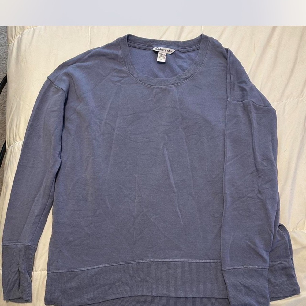 Athleta purple pullover sweatshirt